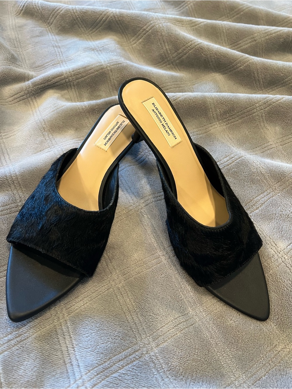Antonio MELANI x Elizabeth Damrich fur kitten heel